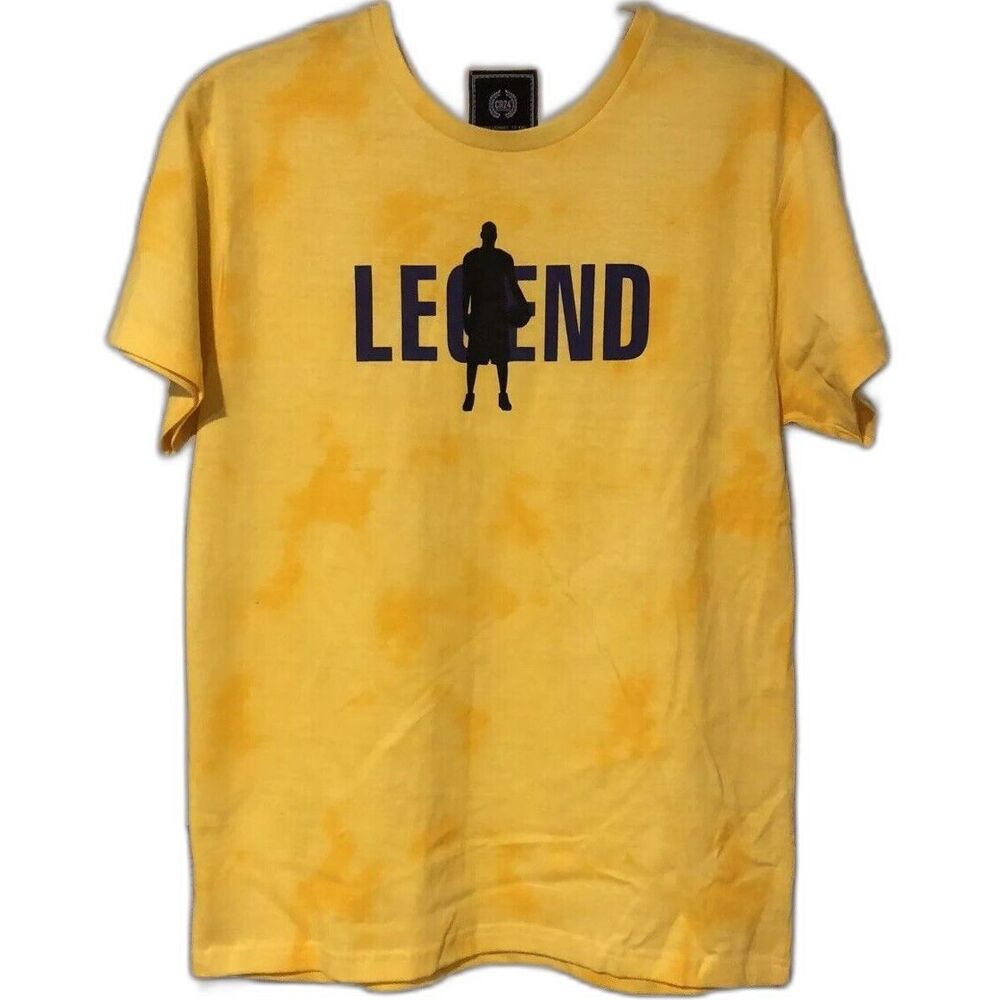 CR24 ChronEdge Legend Graphic T Shirt Mens Medium Yellow Tie Dye Streetwear